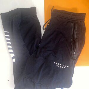 American Eagle Mens AE Active 24/7 FLEX Joggers Size M Sweatpants Black Reflect